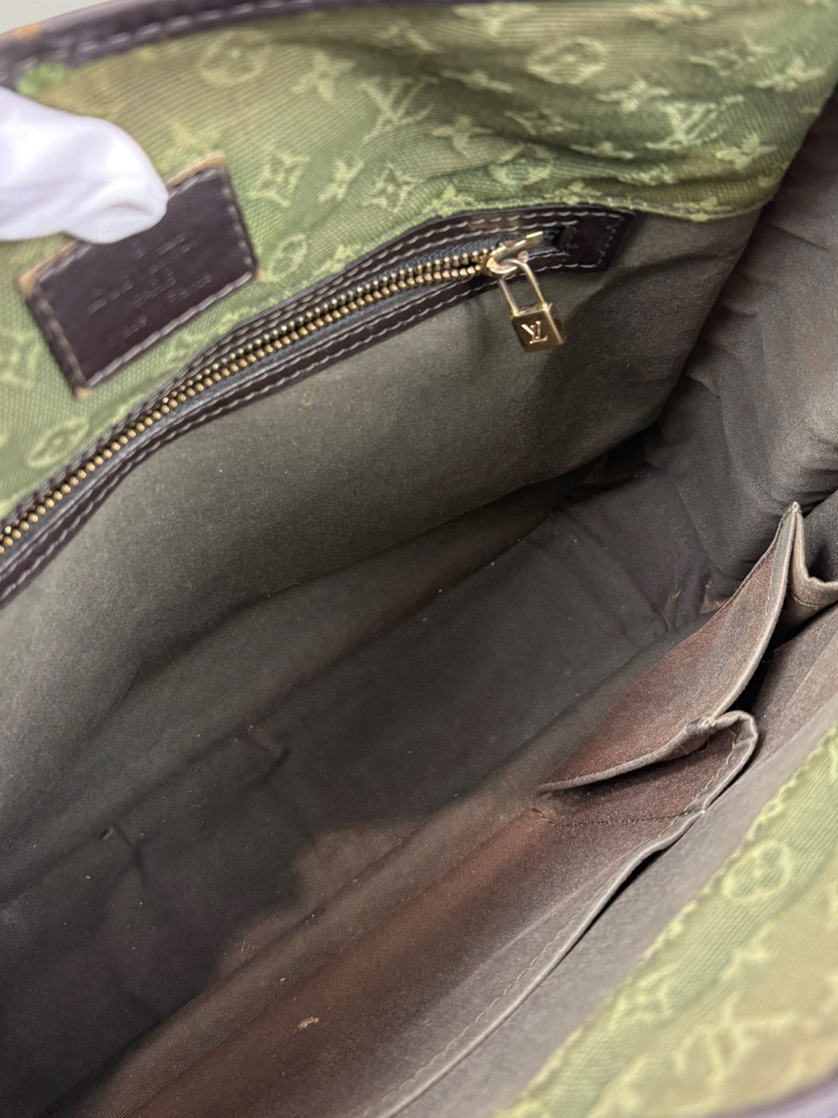 Louis Vuitton Mary Kate green Mini Lin Monogram messenger bag - image 14 of 17