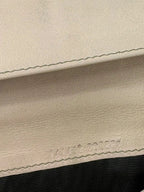 Gucci beige pink long wallet GG canvas with gold-tone Horsebit clasp and leather trim.