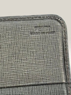 Fendi brown long wallet purse with Zucca FF monogram and gold-tone logo hardware.