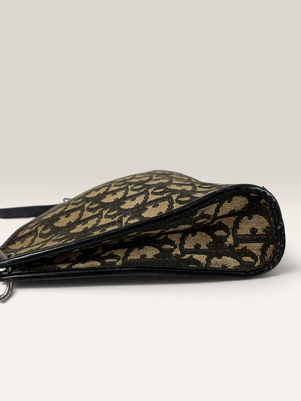 Vintage Christian Dior Trotter Monogram Canvas Shoulder Bag