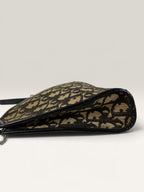 Vintage Christian Dior Trotter Monogram Canvas Shoulder Bag