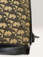 Vintage Christian Dior Trotter Monogram Canvas Shoulder Bag