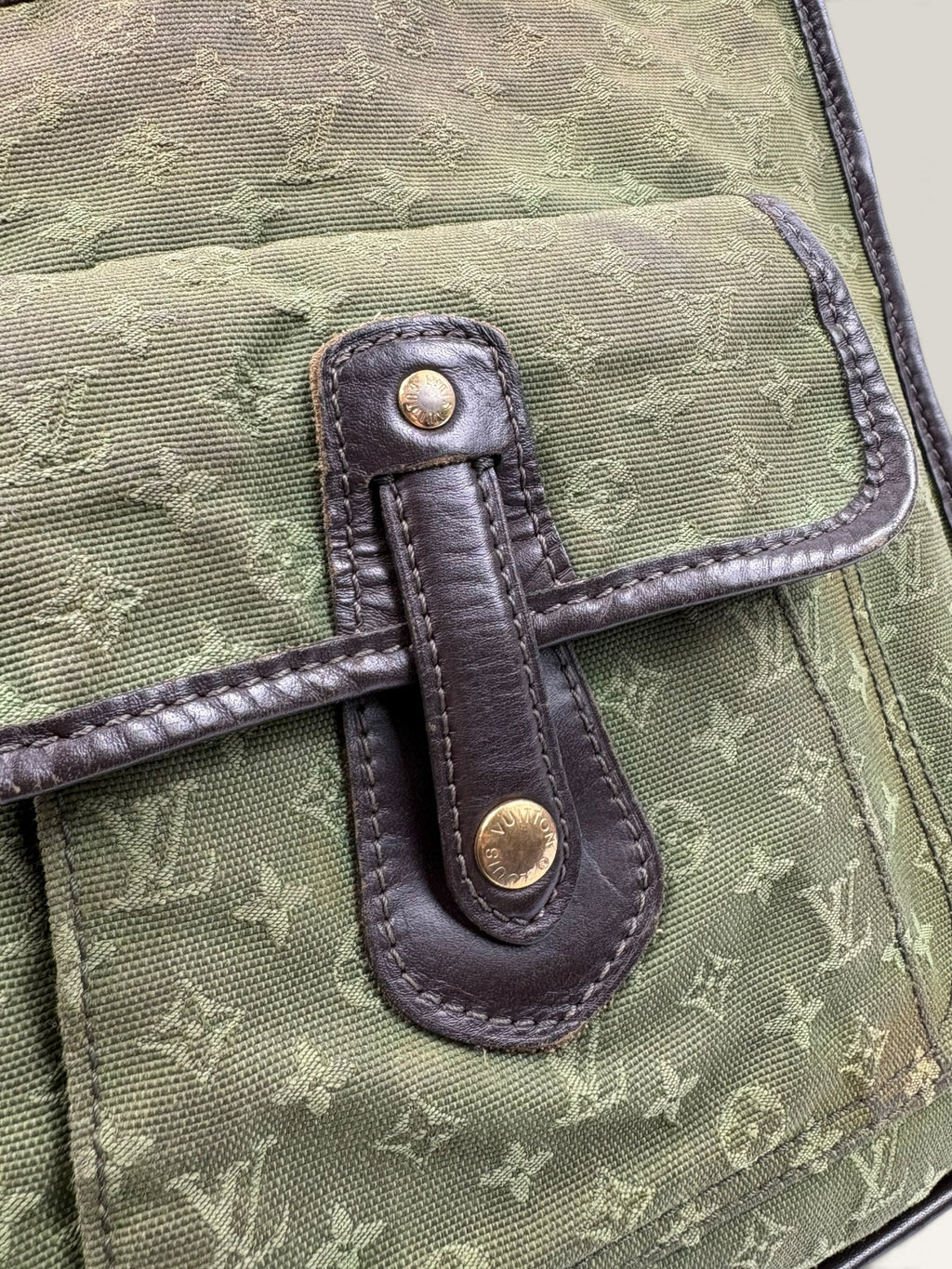 Louis Vuitton Mary Kate green Mini Lin Monogram messenger bag - image 12 of 17
