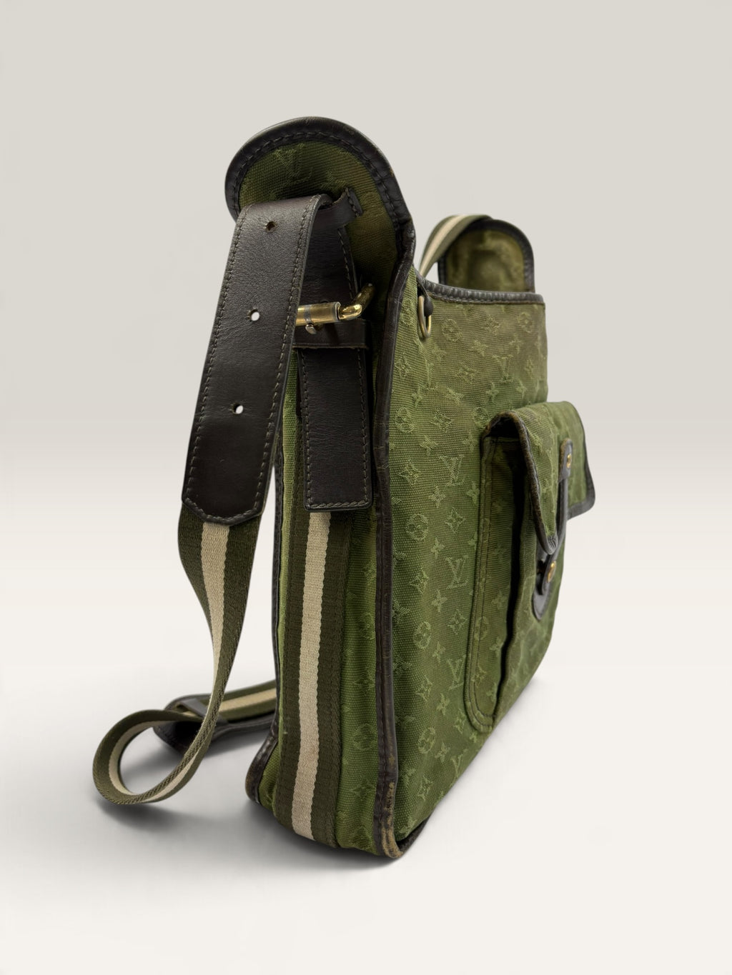 Louis Vuitton Mary Kate green Mini Lin Monogram messenger bag - image 3 of 17