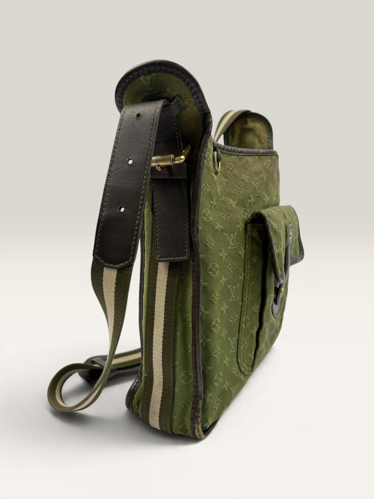 Louis Vuitton Mary Kate green Mini Lin Monogram messenger bag - image 3 of 17