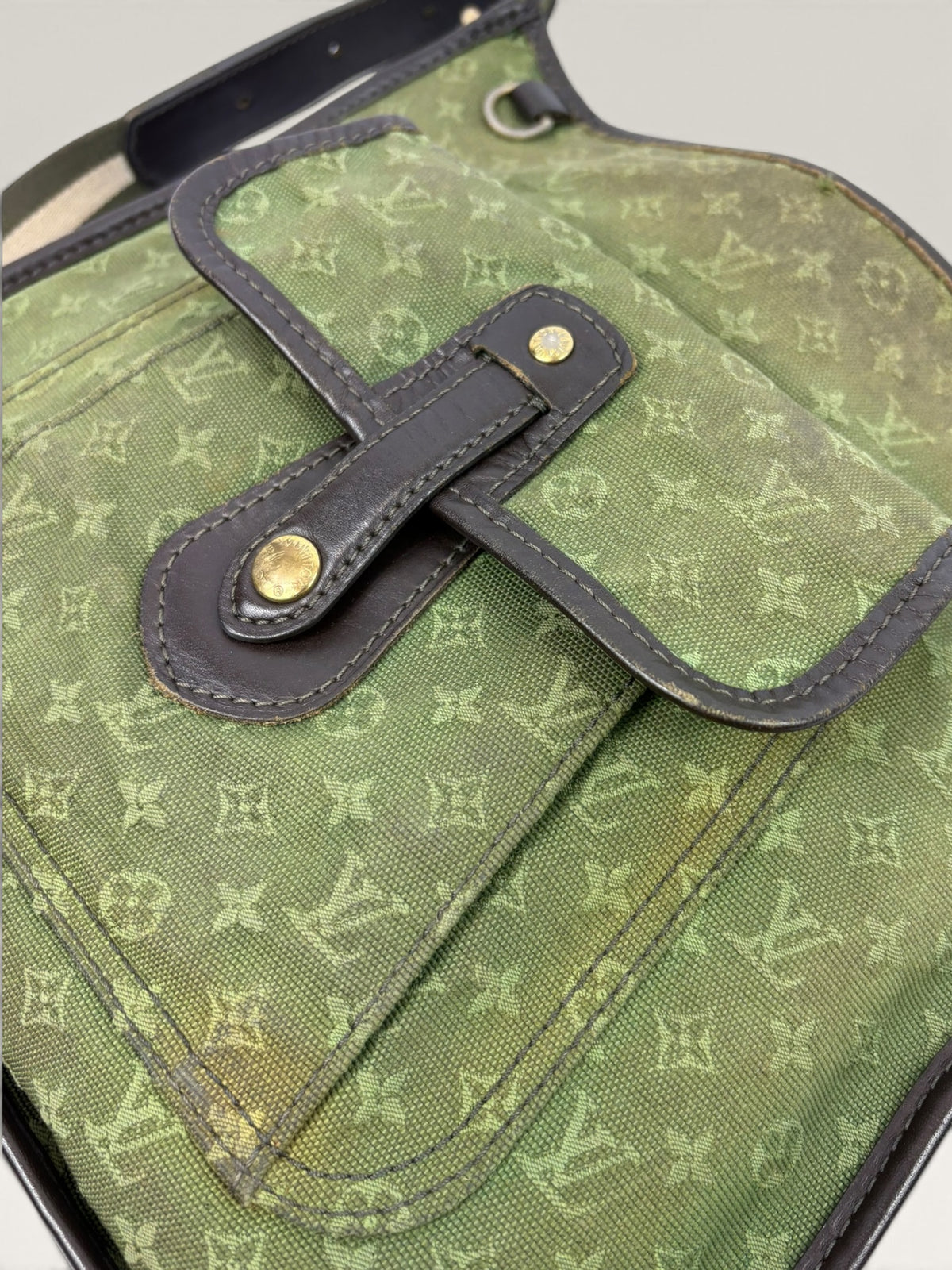 Louis Vuitton Mary Kate green Mini Lin Monogram messenger bag - image 7 of 17